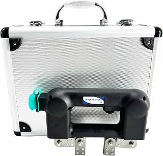 Portable Magnetic Particle Inspection Equipment AC Magnetic Yoke Flaw Detector with Magnetic Pole Pitch 0-230mm Electric Source AC110V 50/60Hz for Ship Hull Weld Detection