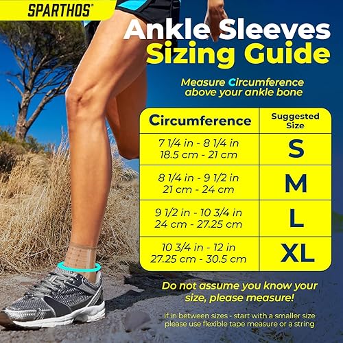 Miniatura 5 de Sparthos - Medias de compresión para tobillo - Alivio inmediato del dolor - Calcetines de para fascitis plantar con soporte de arco - para hombres y