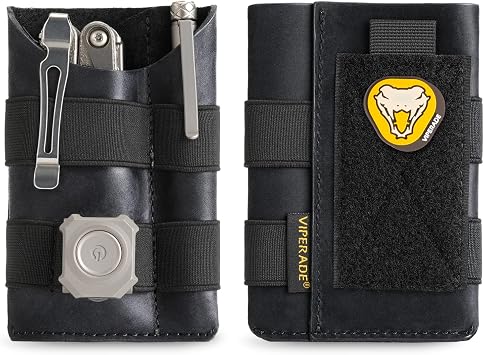 VIPERADE PL5 EDC Organizer Pouch, Slim EDC Pouch with DIY Patch Area for Daily Carry