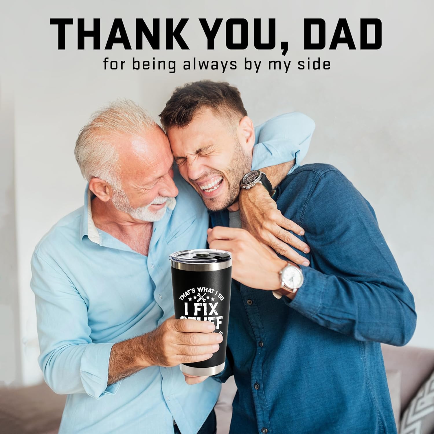 Birthday Gifts for Men, Dad, Him, Handyman, Grandpa - Dads Birthday Gift Ideas, Gifts for Dad for Birthday, Fathers Day, Christmas - Cool Mens gifts Ideas, Mens Birthday Gift Ideas - Men Tumbler 20 oz - Image 7