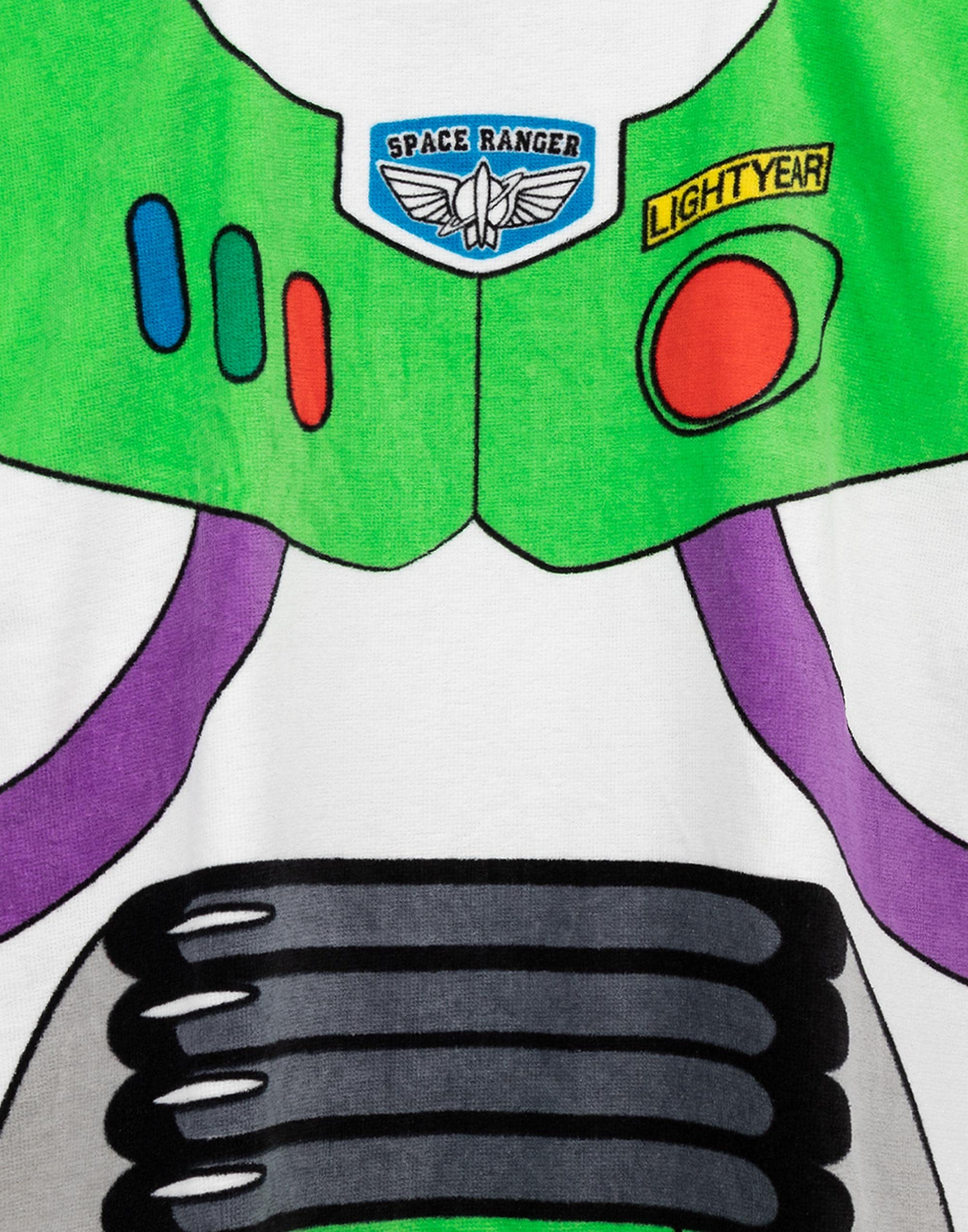Disney Toy Story Buzz Lightyear Serviette Poncho Kids Swim Bath Bath Toul Taille Unique