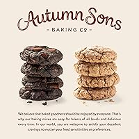 Vista 48 de Autumn Sons Baking Co. Mezcla de galletas de avena y canela sin gluten. Mezcla vegana para hornear a base de plantas. Libre de 11 alérgenos comunes.