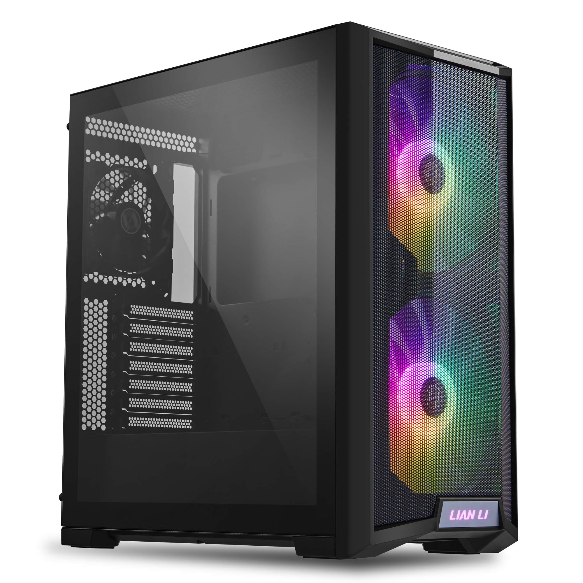 LANCOOL 215 Mesh Black Tempered Glass ATX Case -Black Color -LANCOOL 215