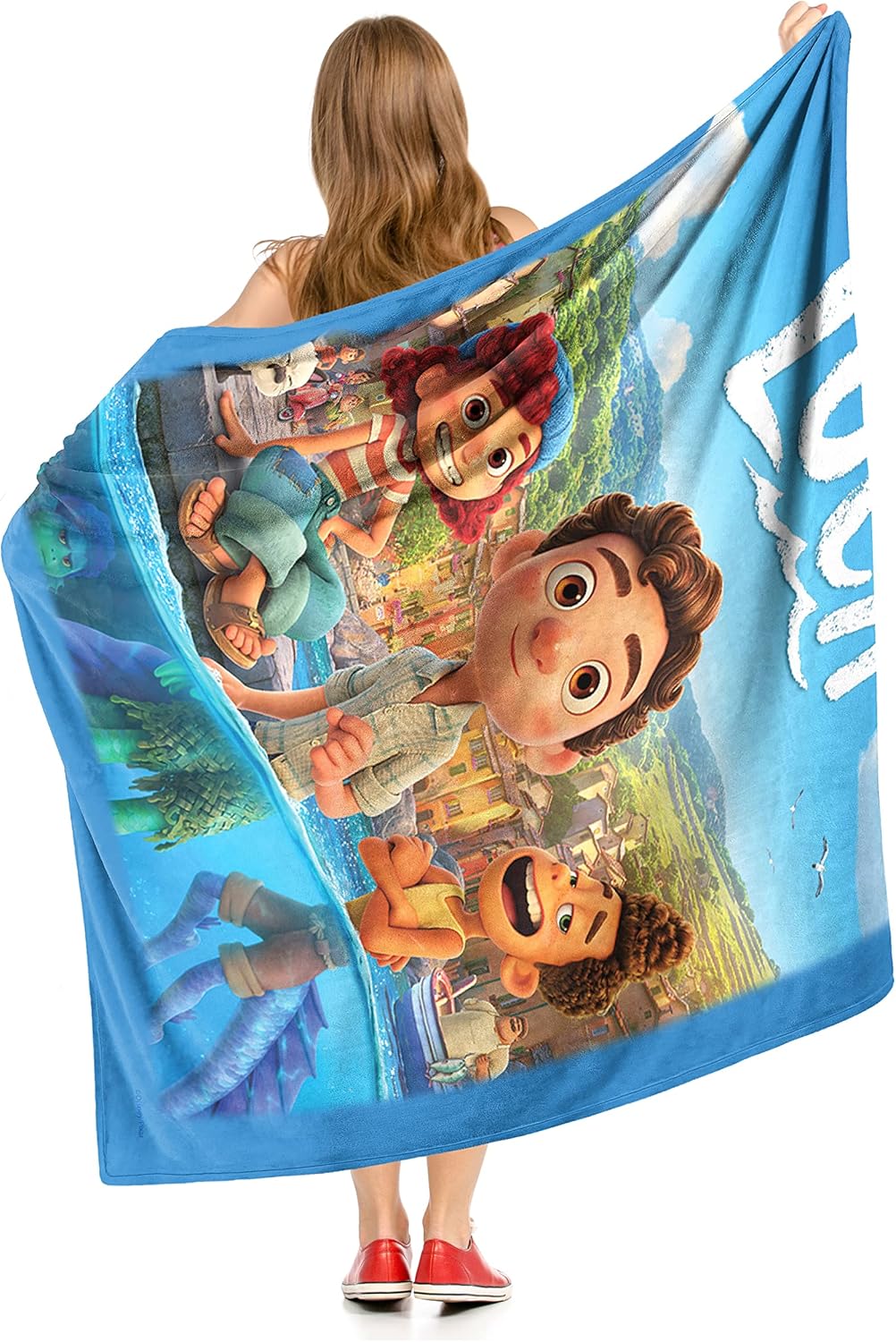 Northwest Disney Pixar's Luca Silk Touch Throw Blanket, 50" x 60", Luca Poster