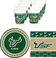Vista 21 de UTSA Roadrunners Party Supplies - Juego de 48 piezas con licencia oficial: vasos de plástico para bebidas de 16 onzas, platos de papel de 9
