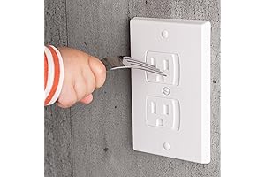 4-Pack Self-Closing Kid Proof Outlet Cover - Child Proof Sliding Outlet Covers