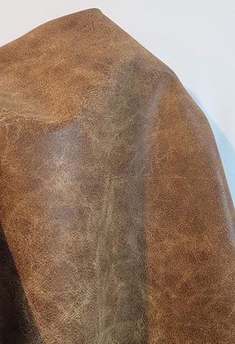 NAT Leathers™ | Cuero sintético sintético suave de piel sintética vegana marrón bellota (aprobado por PETA Vegano) | por The Yard Piel sintética de