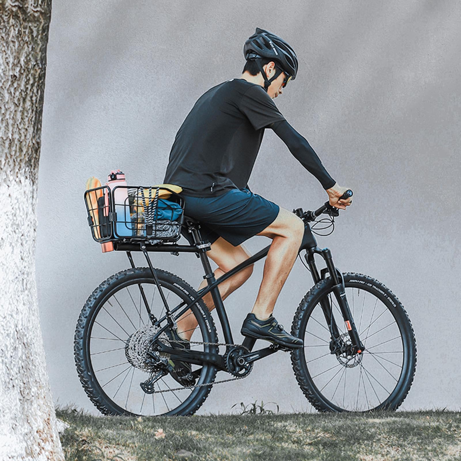 Cestino posteriore per bicicletta, in lega di alluminio, 20 litri | per picnic, viaggi in città, escursioni