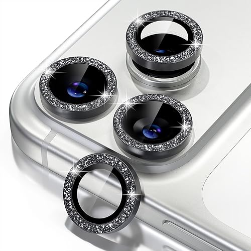 Miniatura 42 de Misea [3+1] Protector de lente de cámara para iPhone 14 Pro/iPhone 14 Pro Max, protector de pantalla de vidrio templado 9H, protector de pantalla