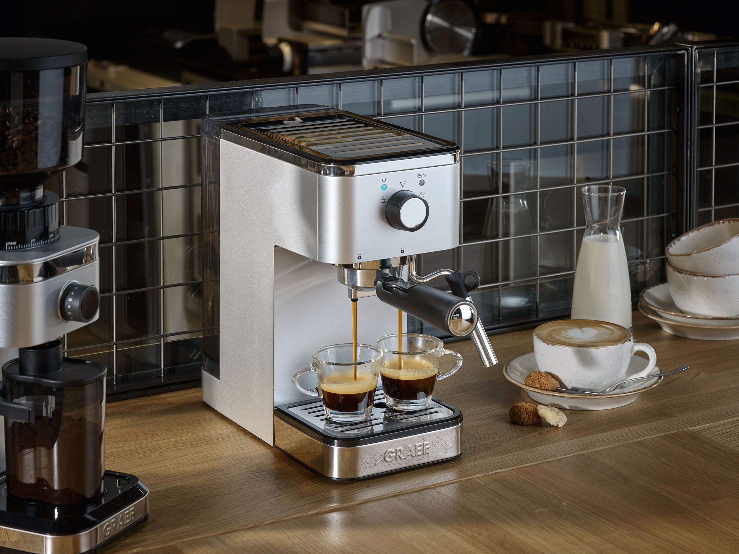 GRAEF Siebträger-Espressomaschine Salita ES400 silber