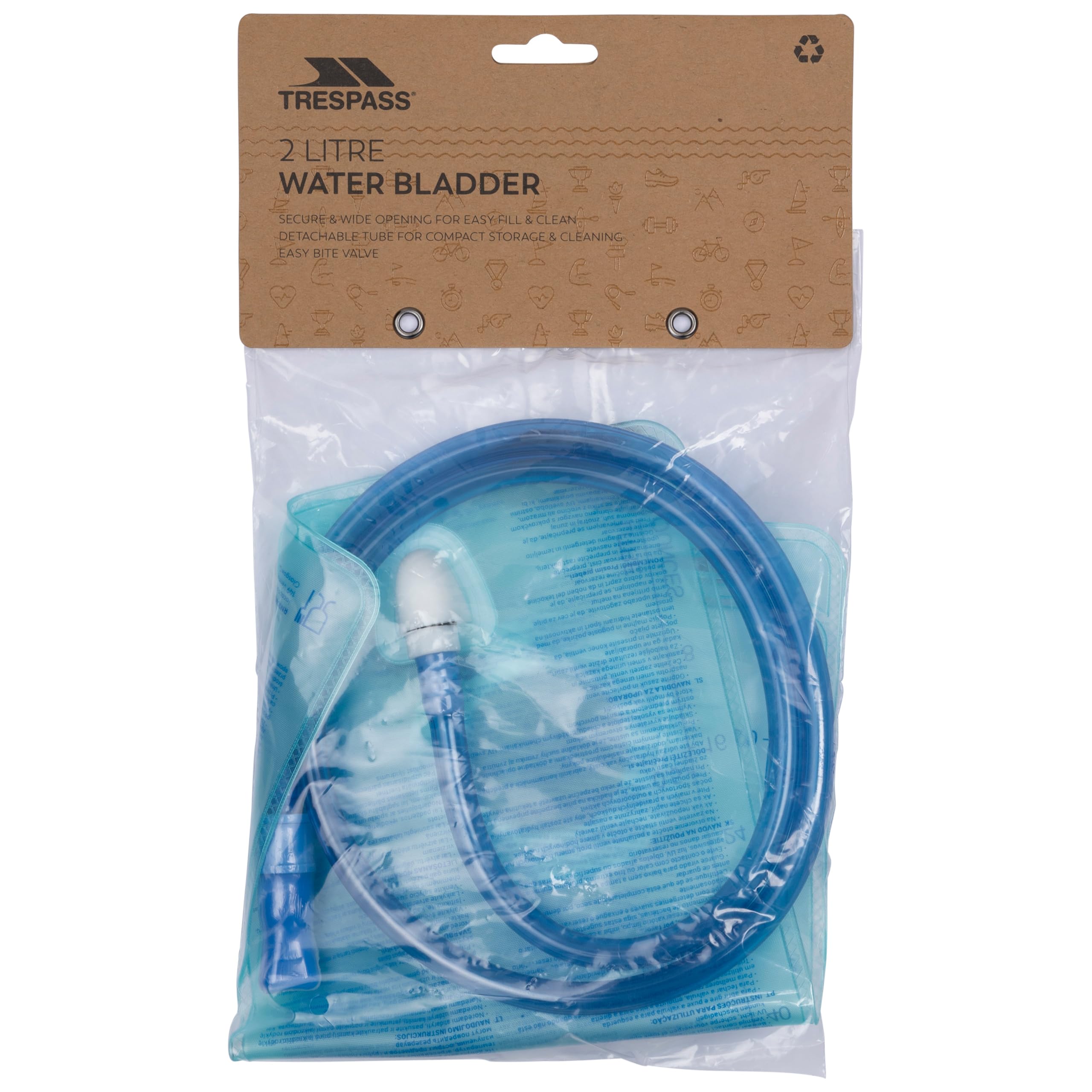 Water Bladder 2 Litre Backpack Hiking Running Cycling Pouch Hydration X