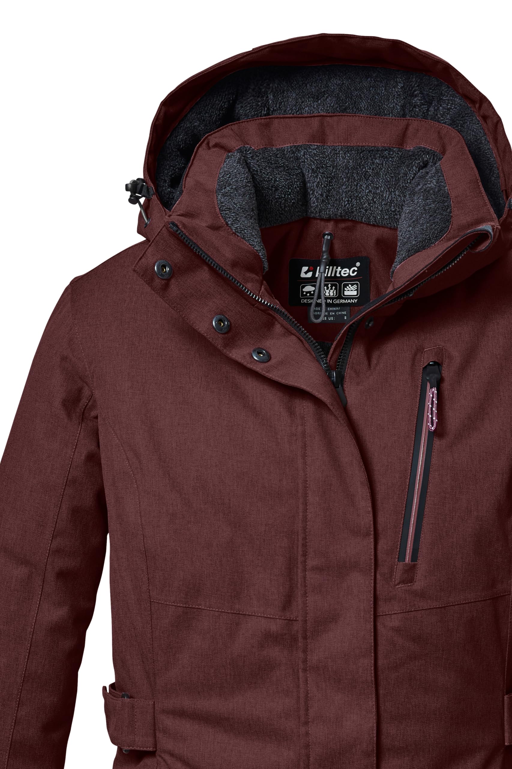 Killtec Kow 303 Wmn Prk Parka fonctionnelle/parka avec capuche amovible Femme