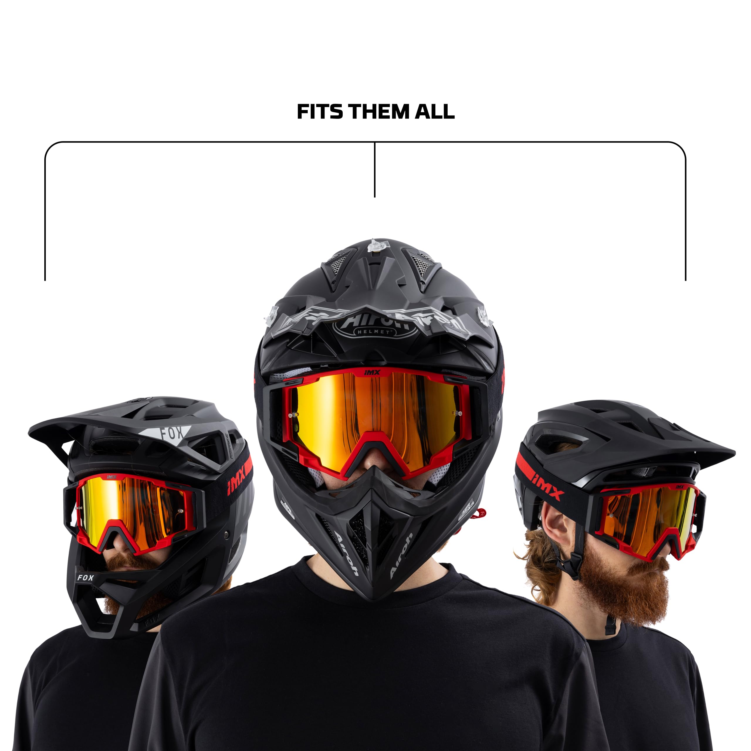 Helm Occhiali Casco Motocross Casco Occhialini Da Cross Maschera