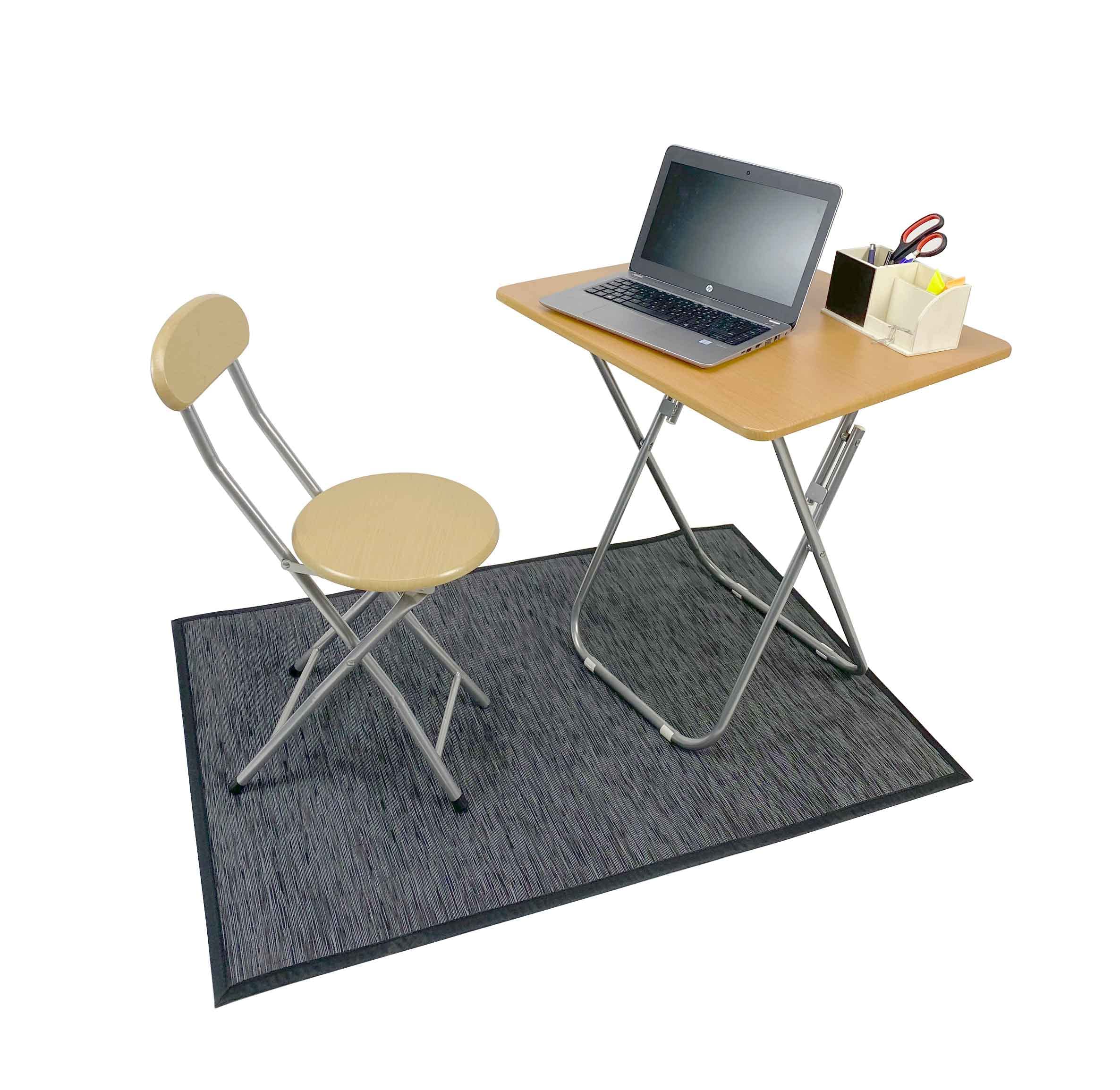thesecrethome.es - Set de 6 Sillas Plegables de Cocina - Asiento Plegable de Metal y Madera - Silla Apta para Interior y Exterior - Alto. 74 cm x Diámetro. Ø30 cm