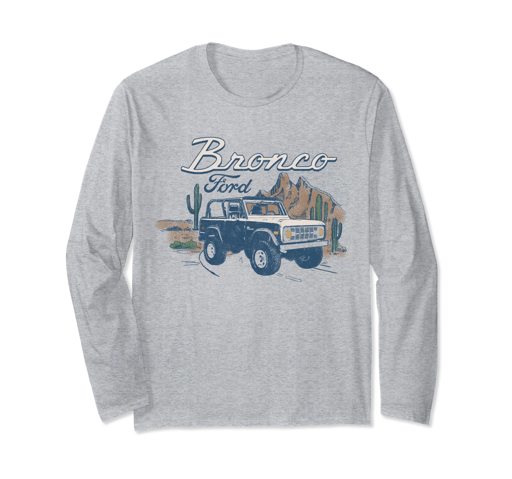 Ford - Bronco SUV Outdoor Desert Landscape Long Sleeve T-Shirt