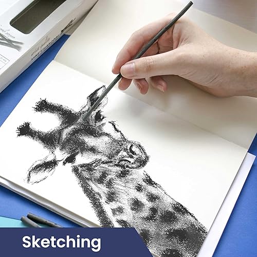 Miniatura 4 de Pacific Arc Varilla de sauce grande de 4paquete, suave, negro, carbón de sauce para dibujar y dibujar