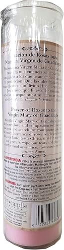 Miniatura 2 de Virgen de Guadalupe Virgen de Guadalupe) Vela Devocional Rosa