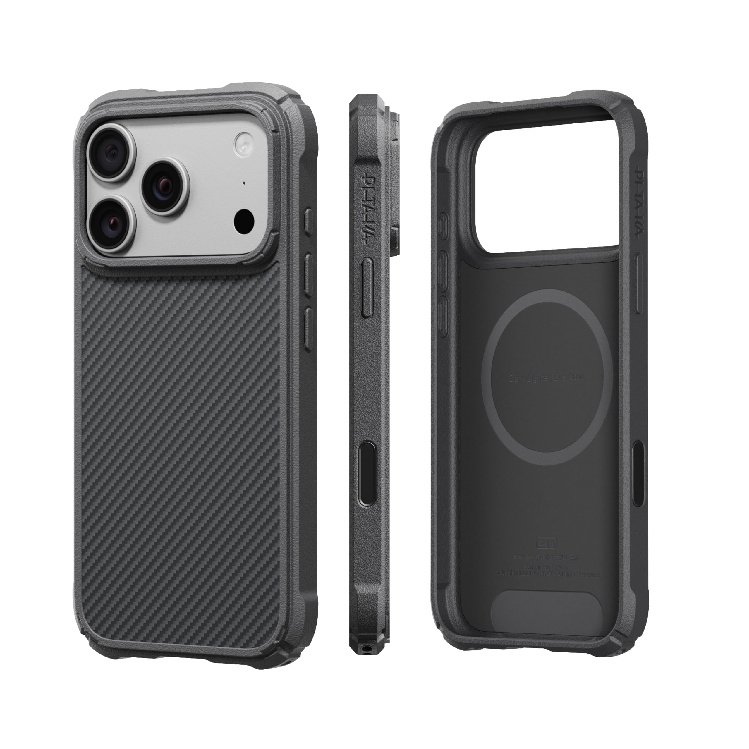 for iPhone 18 Pro Max Case Military-Grade Protection, Black/Grey