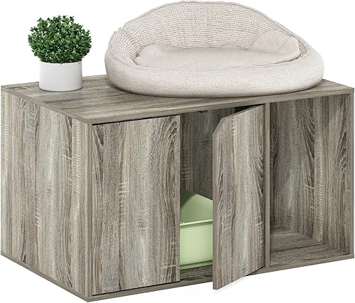 Furinno Peli - Caja de arena (roble francés), color gris