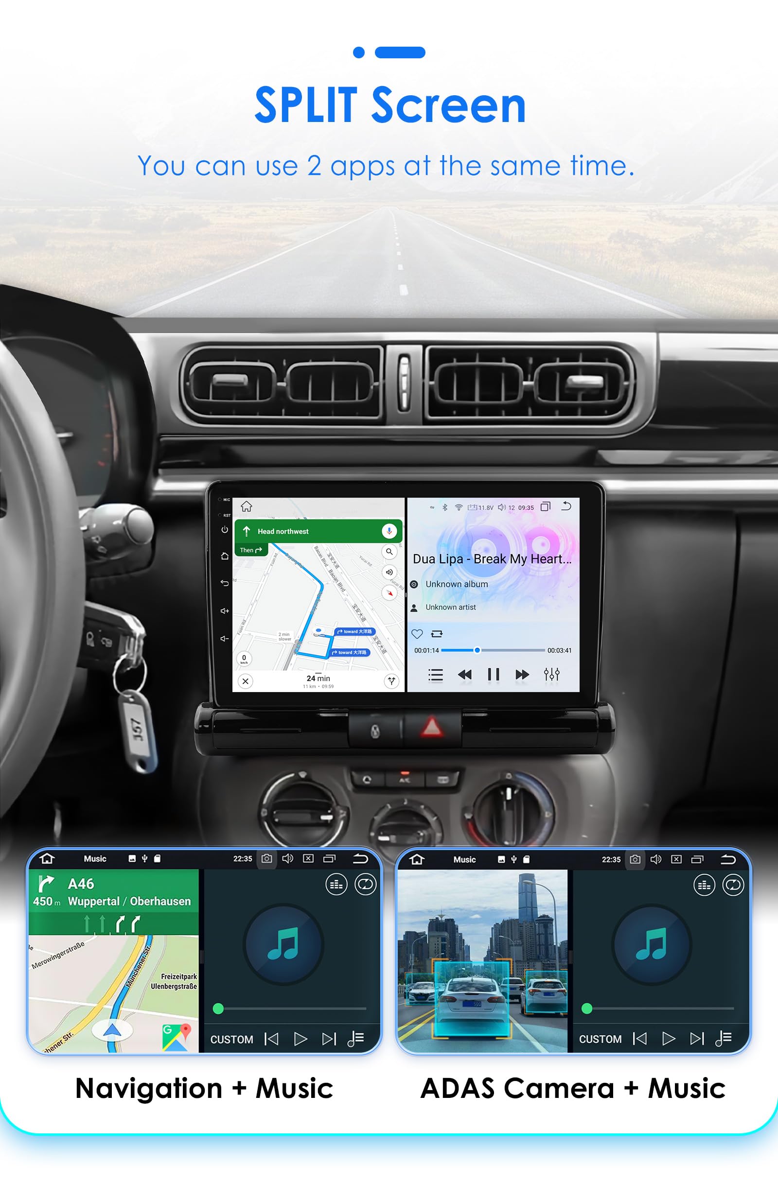 Android 13 Car Radio for Citroen C3/C3 Aircross 2017-2023 for