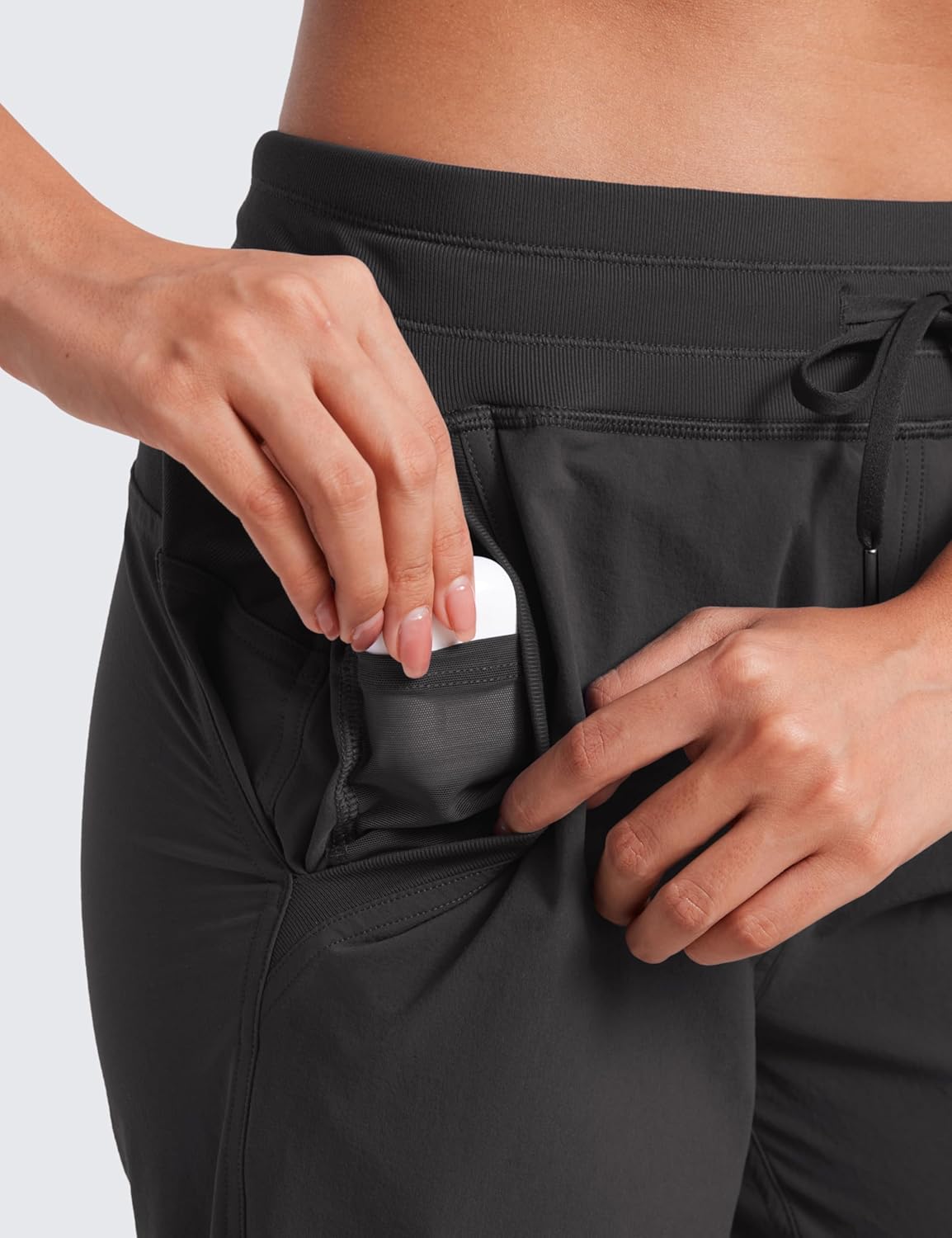 CRZ YOGA Casual Workout Jogger for Women 28.5" - Tapered Lightweight Stretch Athletic Outdoor Pants with Pockets - Image 3