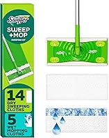 Vista 1 de Swiffer Sweeper 2-en-1, limpiador de piso de superficie múltiple seco y húmedo, barrido y mopping kit de inicio. Incluye 1 mop + 19 recargas