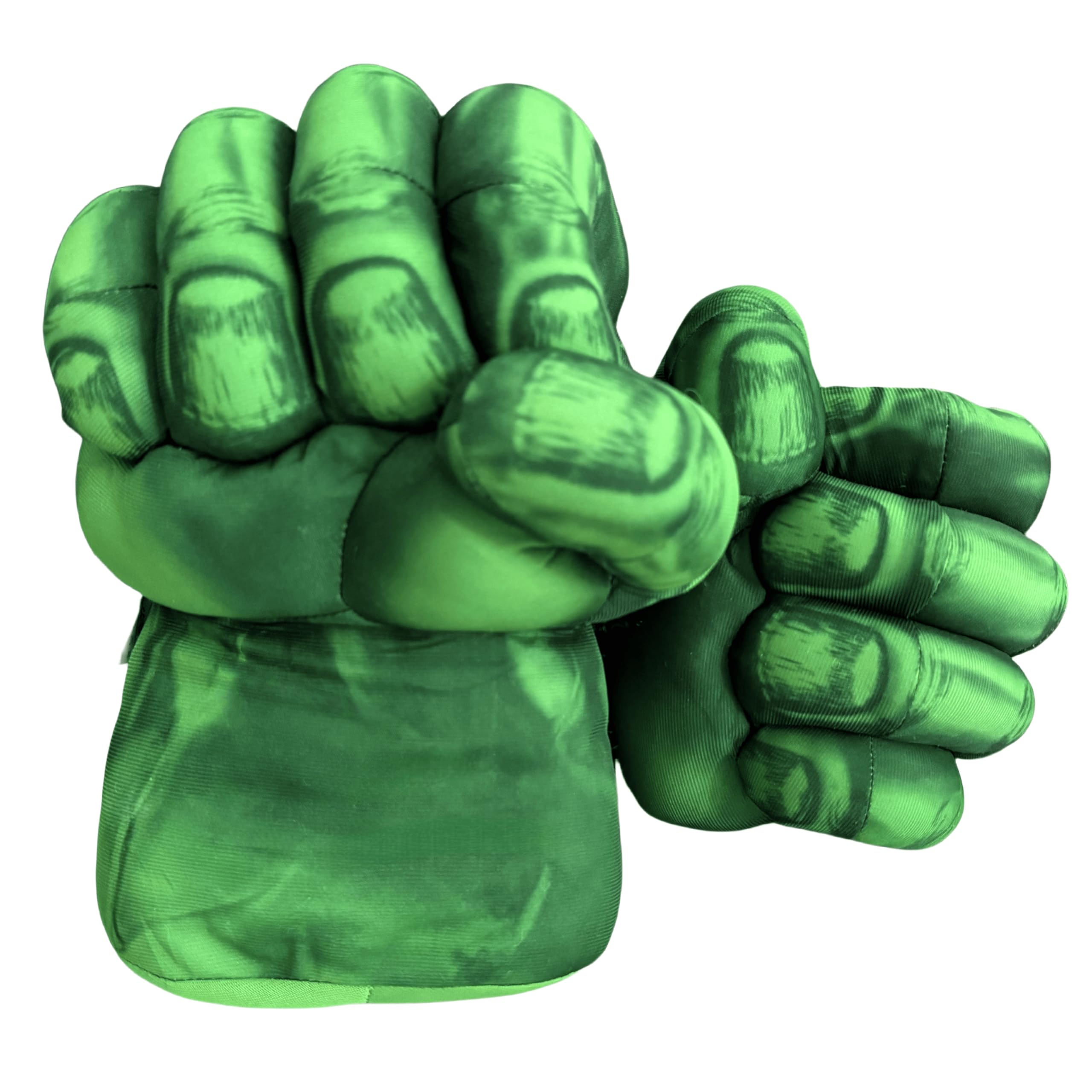 JNKODNB Supereroi, giocattoli per bambini, guantoni da boxe, mani, morbidi pugni di peluche, cosplay per ragazzi, regalo di Natale, Halloween e compleanno (verde)