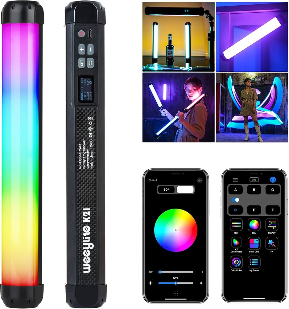 Amazon.co.jp: LED RGBビデオライト 360°RGB スティックライト Amazon.co.jp: LED RGBビデオライト 360°RGB スティックライト