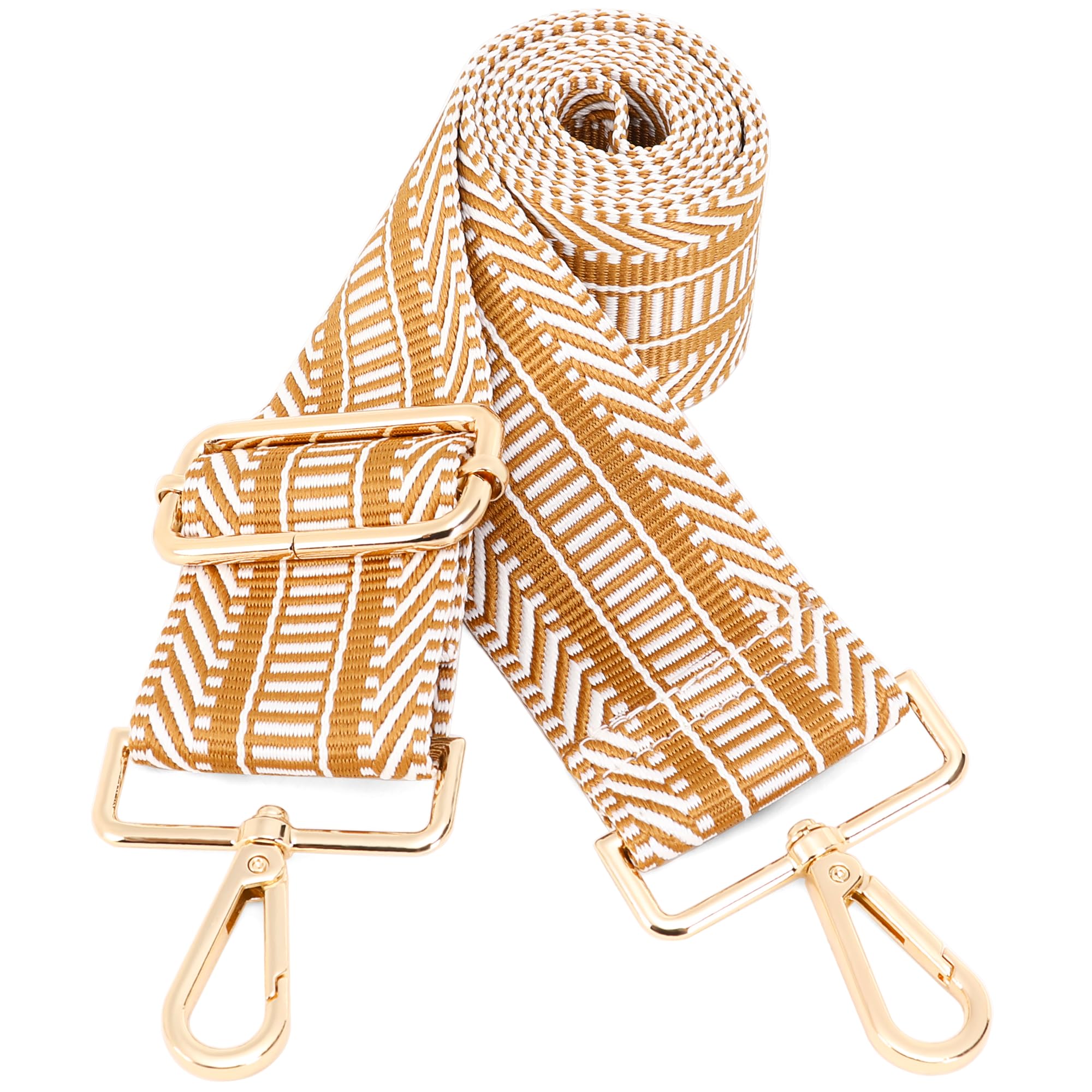 GINJKGO Purse Straps Replacement Crossbody - Adjustable Bag Strap for Purses, Wide Shoulder Strap for Women Guitar Purses