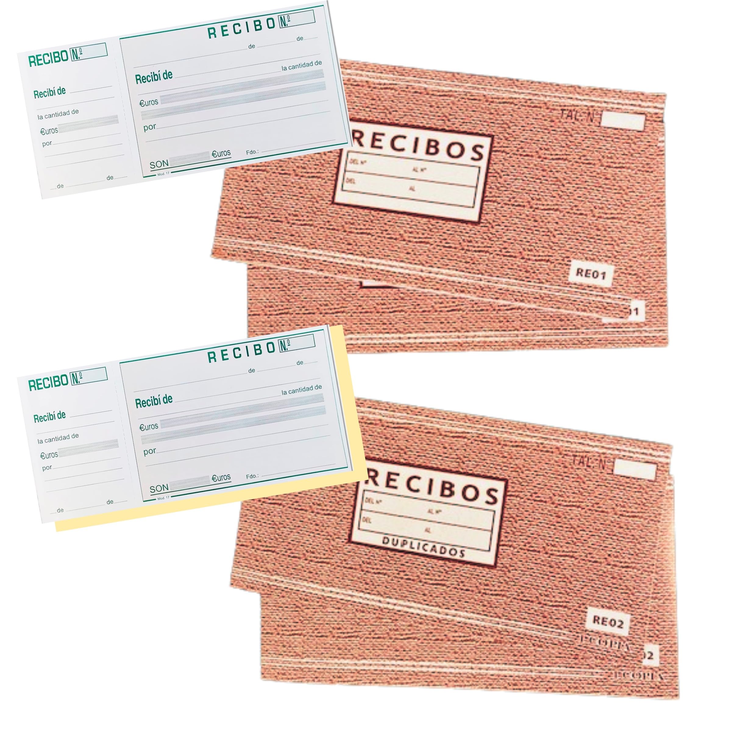 Blocco Ricevute 100 Fogli Con Matrice - Buoni Incasso Per Negozio - Foto 4