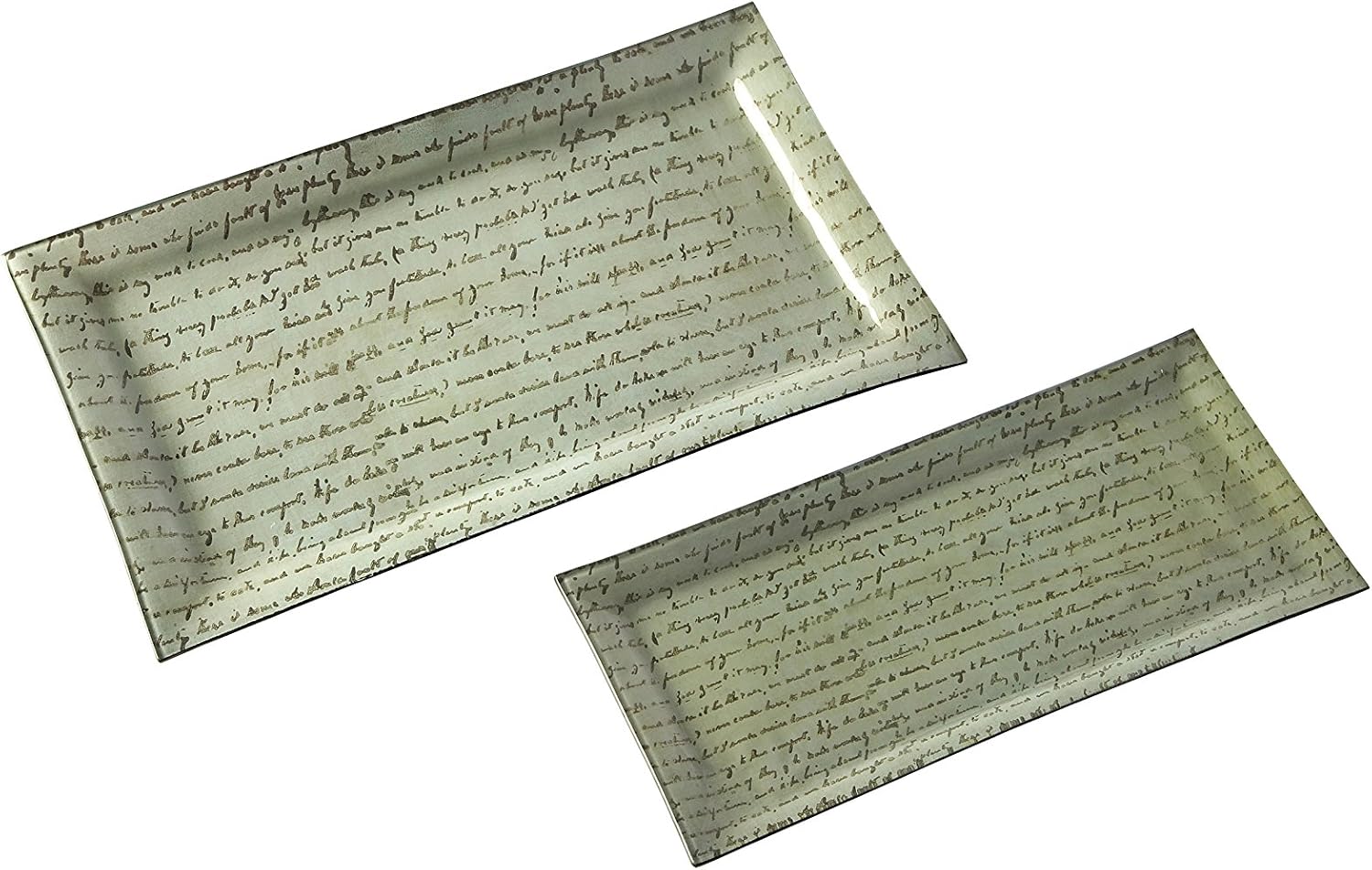 Amazon.com: IMAX 94232-2 Script Serving Tray, Set of 2 : Home & Kitchen