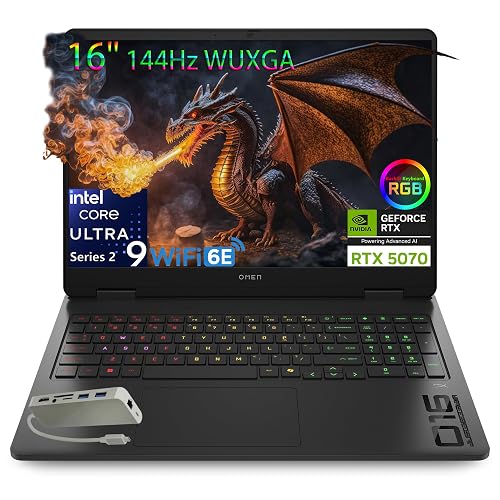 HP OMEN 16 Gaming Laptop Ultra 9 RTX 5070