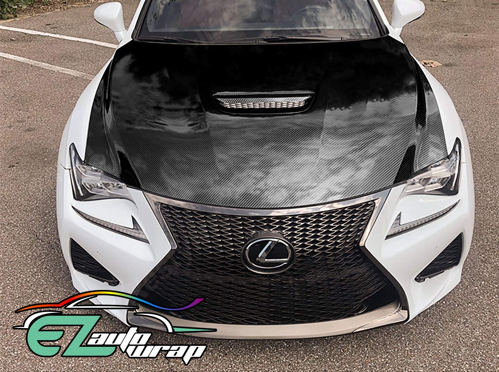 JDMBESTBOY Free Tool Kit Black 5D Carbon Fiber High Gloss Glossy Car Vinyl Wrap Sticker Decal Film Sheet Bubble Free Air Release - 60