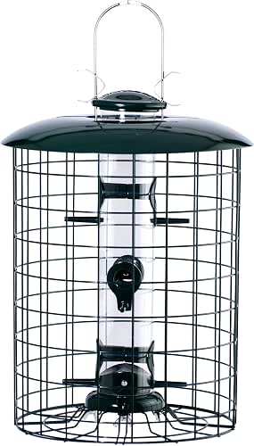 Woodlink WLC6S Caged 6-Port Seed Tube Feeder