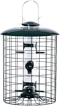 Woodlink WLC6S Caged 6-Port Seed Tube Feeder
