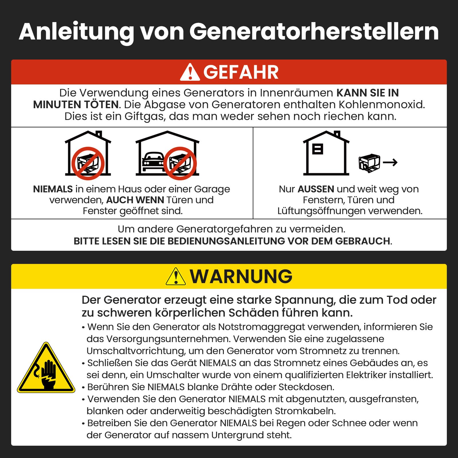maXpeedingrods Inwerterowy generator prądu 3500 W, benzynowy, 4-suwowy z dwoma gniazdami 230 V, cichy i lekki jako awaryjny agregat prądotwórczy do domu, garażu, warsztatu, na plac budowy