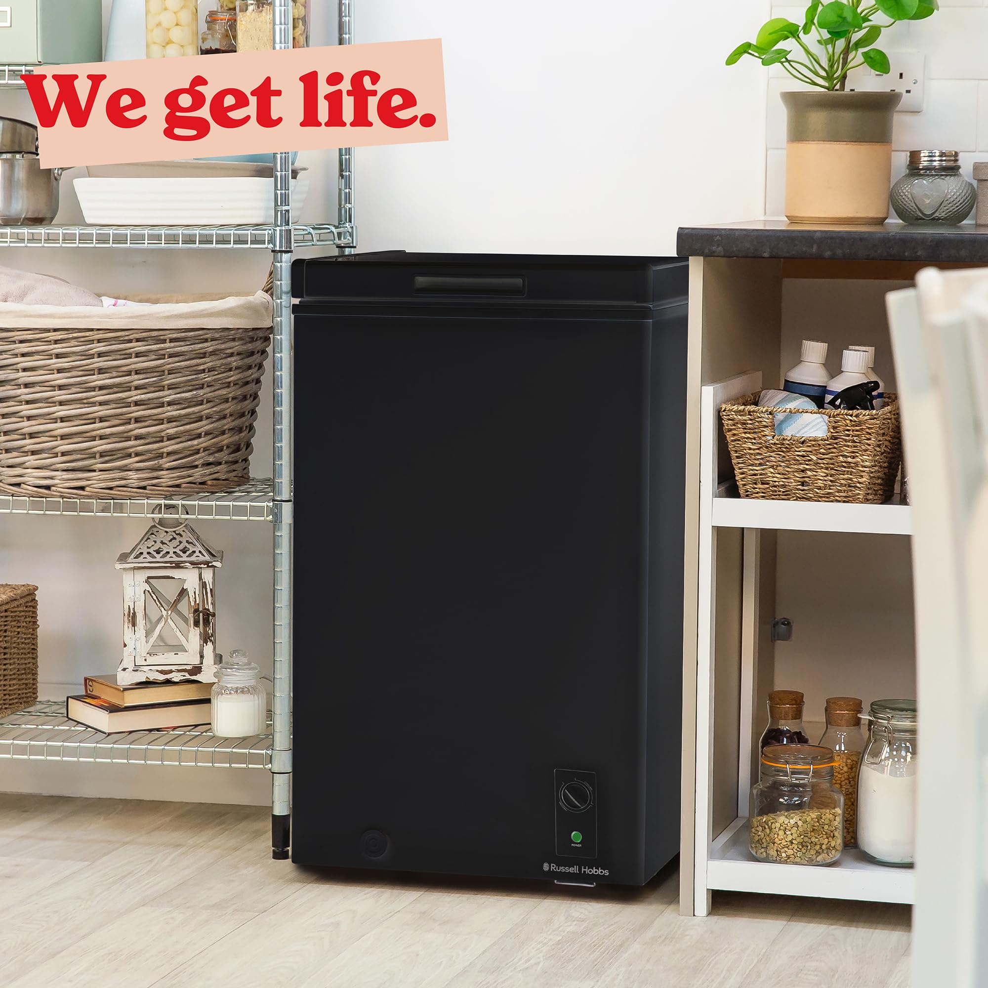 Russell Hobbs White Chest Freezer 198L Freestanding with 5 Year Warranty, Adjustable Thermostat, Chill or Freeze Function, 4 Star Freezer Rating & Suitable for Outbuildings & Garages RH198CF0E1W — view 56
