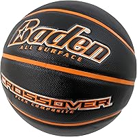 Vista 7 de Baden Crossover Composite Pelota De Baloncesto. Negro/Naranja