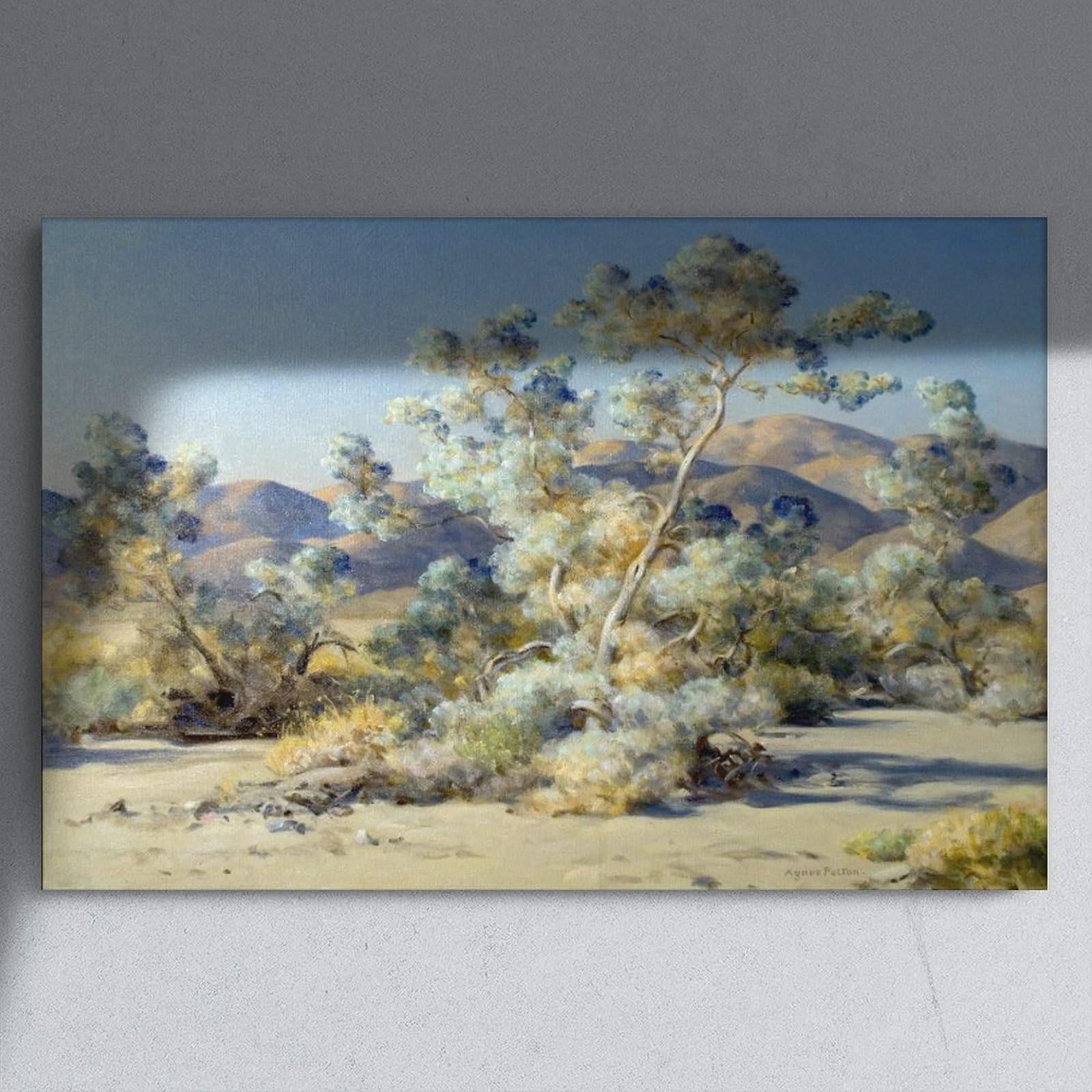 F I N U C B Smoketree von Agnes Pelton – Mystische botanische, symbolistische Pflanzenszene, ätherische Wanddrucke, Poster, Leinwand, Dekoration, Gemälde, Wandkunst für Büro, Wohnen