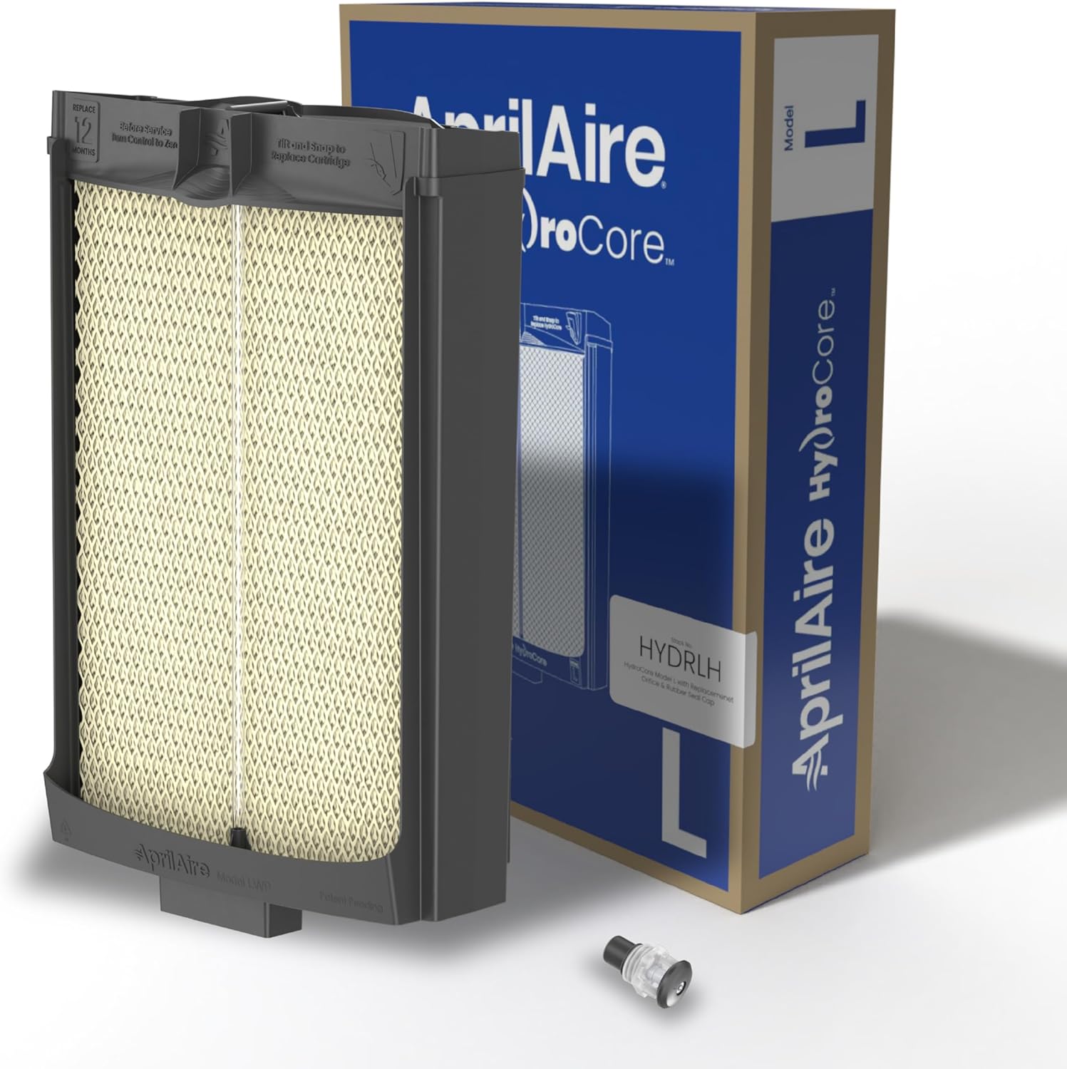 AprilAire HYDRLH Hard Water Maintenance Kit for 620 and 720 Series Humidifiers With HydroCore Water Panel Cartridge and Replacement Orifice