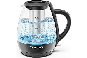 Chefman 1L Electric Kettle, A Superior Choice for Precision Brewing.