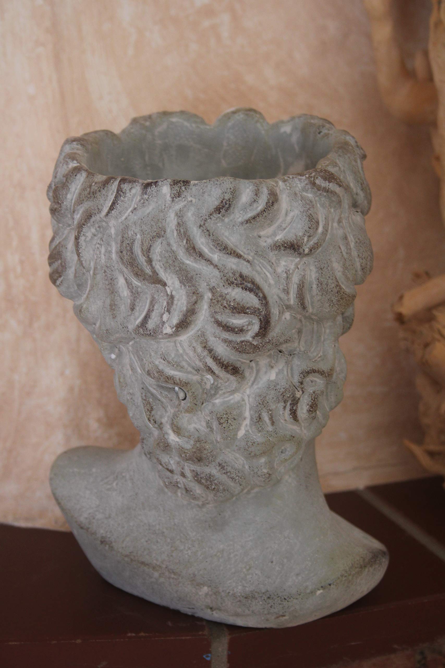 Buste David en ciment H 22,5 cm