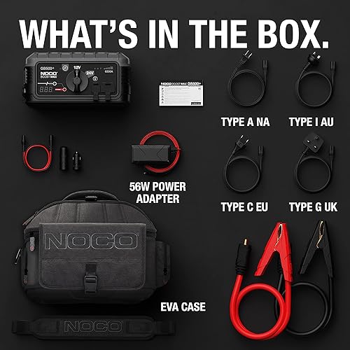 Miniatura 6 de NOCO Boost Max GB500 20000 A 12 V24 V Arrancador de batería de litio ultra seguro