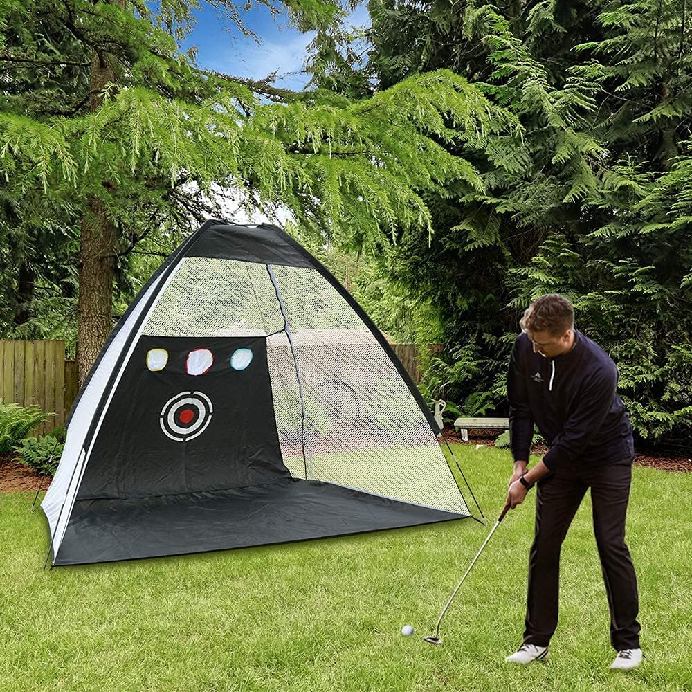 Rete da Golf per Allenamento - Pieghevole e Facile da Trasportare per Bambini e Adulti - per Guida in Cortile Indoor e Outdoor