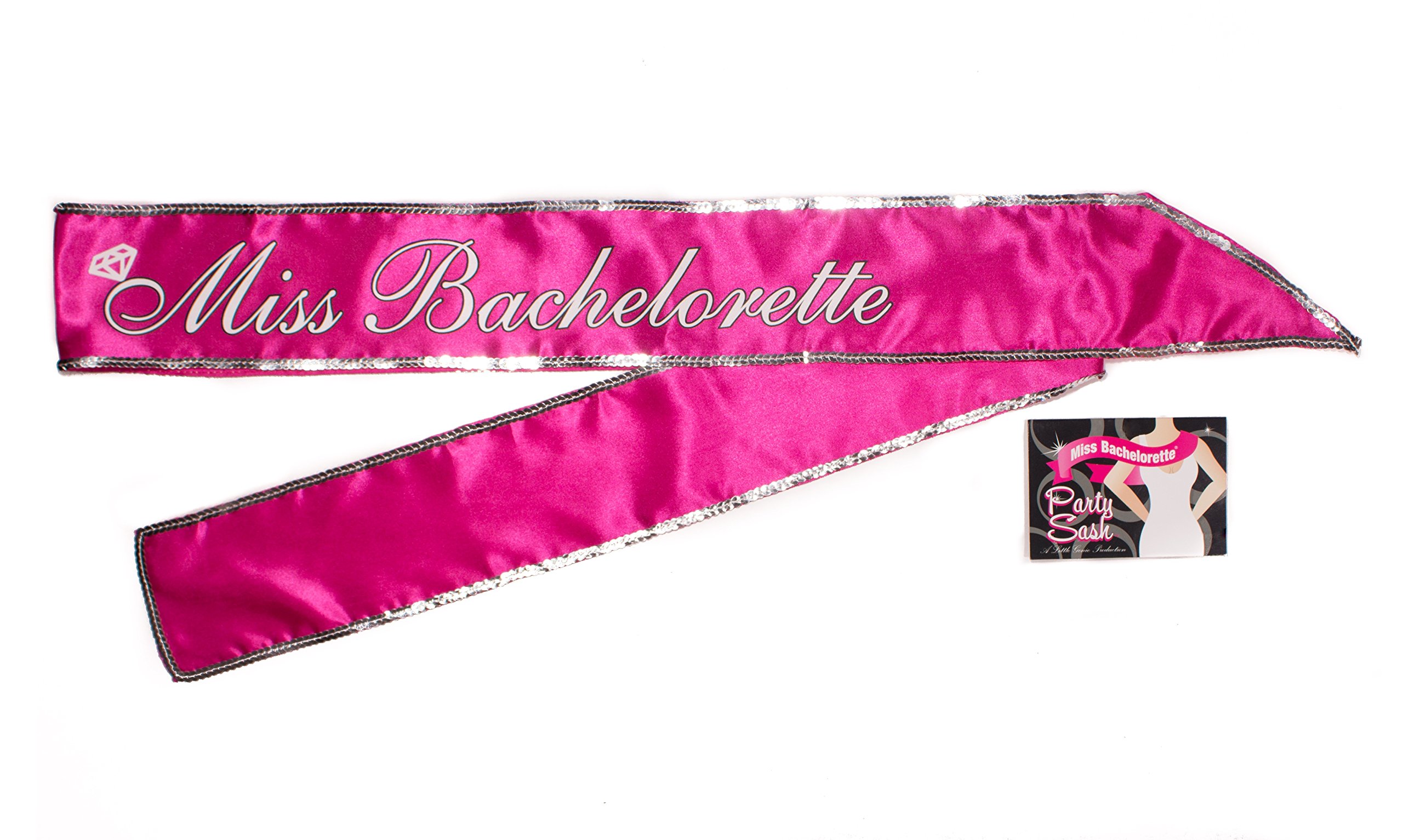 Banda Miss Bachelorette Little Genie rosa fuerte