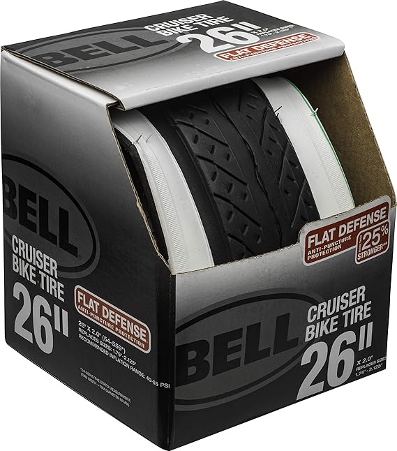 BELL 66 cm Cruiser Bisiklet Lastiği, Düz SavunmaBeyaz Duvar, x 4,45,7 BELL 66 cm Cruiser Bisiklet Lastiği, Düz SavunmaBeyaz Duvar, x 4,45,7