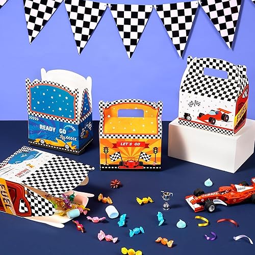 Miniatura 75 de WERNNSAI Paquete de 12 cajas de fiesta de dinosaurios, decoraciones de cumpleaños de dinosaurios, cajas de recuerdo de fiesta de dinosaurios