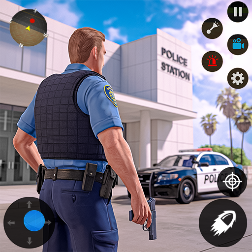 Real Police Car Chase Patrol Game: Officer Cop Simulator 2025