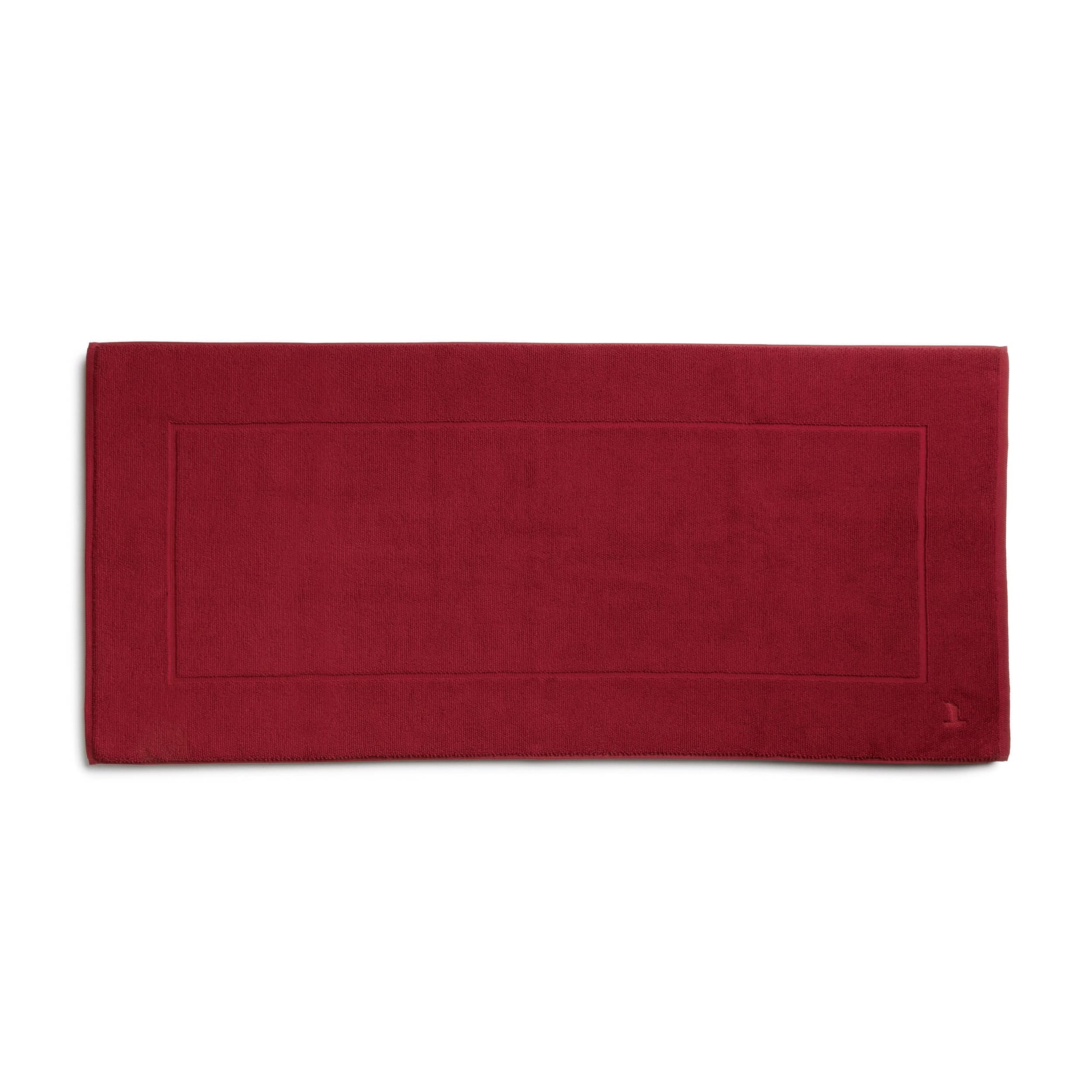 Möve Superwuschel Badteppich 60 x 130 cm aus 100% Baumwolle, Ruby