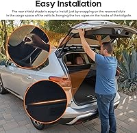 Vista 35 de Powerty Cubierta de Carga para Accesorios Kia Sportage 2023-2025 2026, Textura de Lona Cubierta Retráctil para Maletero Trasero de Carga de Equipaje